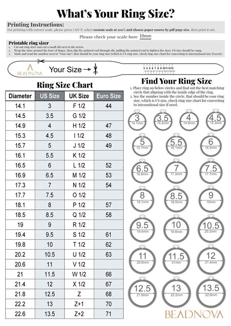 Ring Size Guide & Chart: How To Measure Your Ring Size.